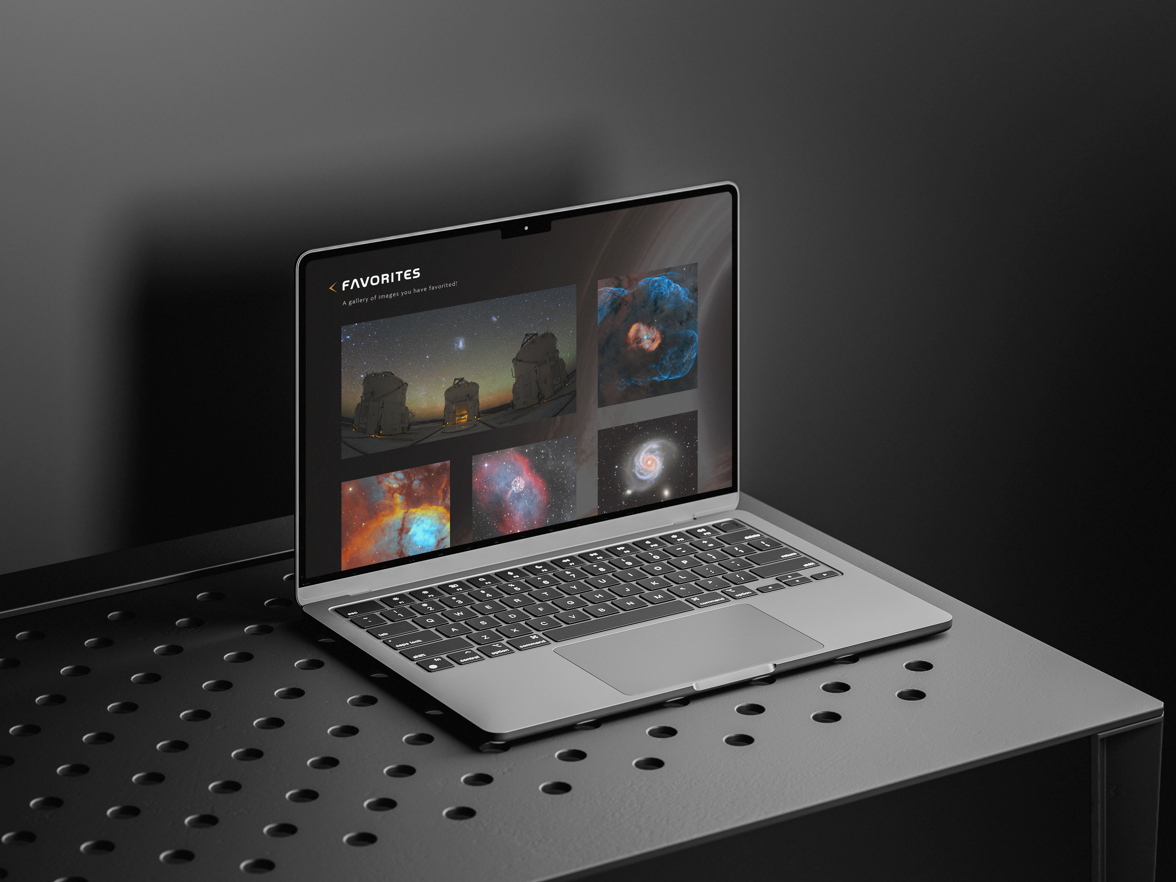 APoD desktop gallery interface