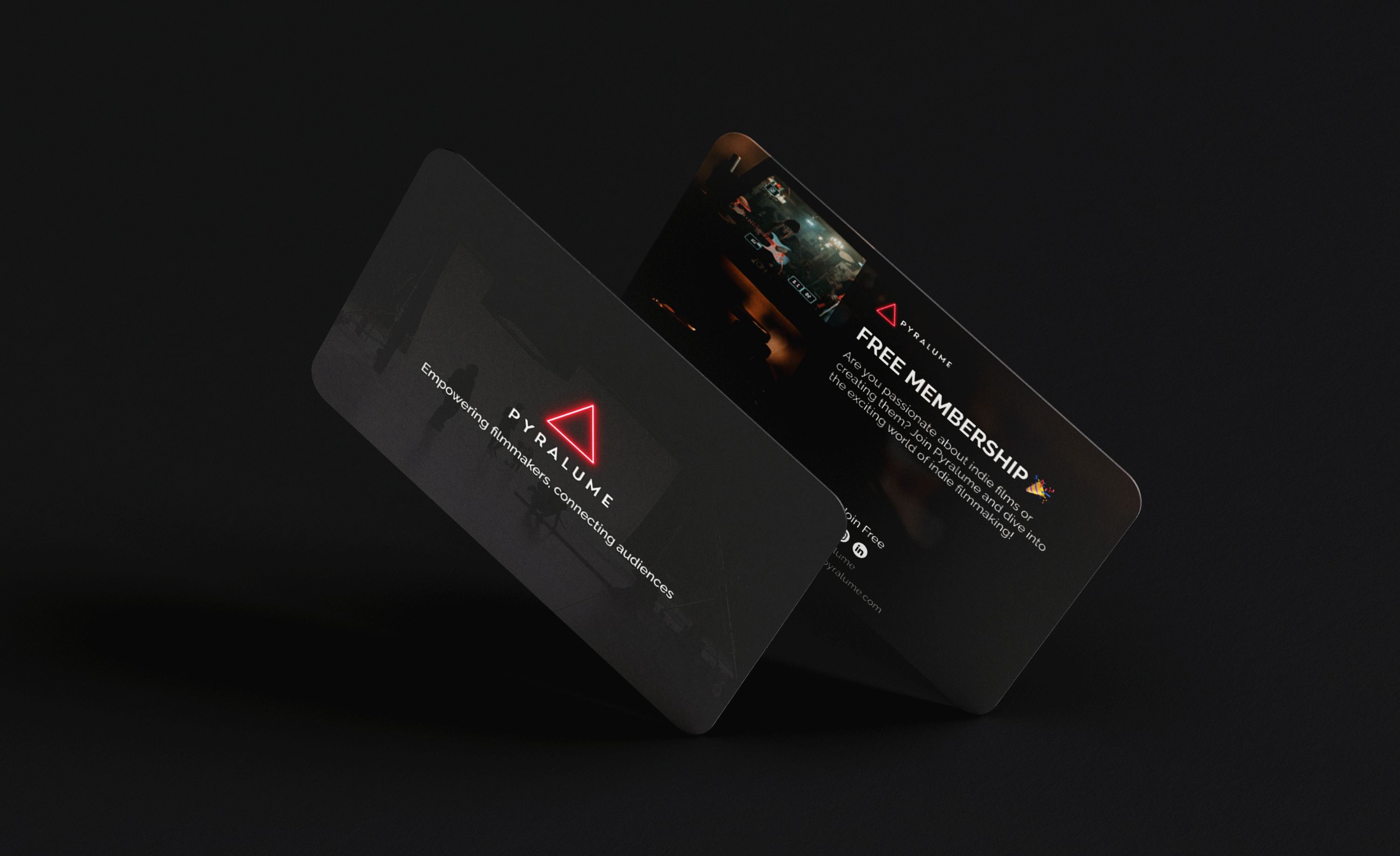Mockup of the Pyralume membership card