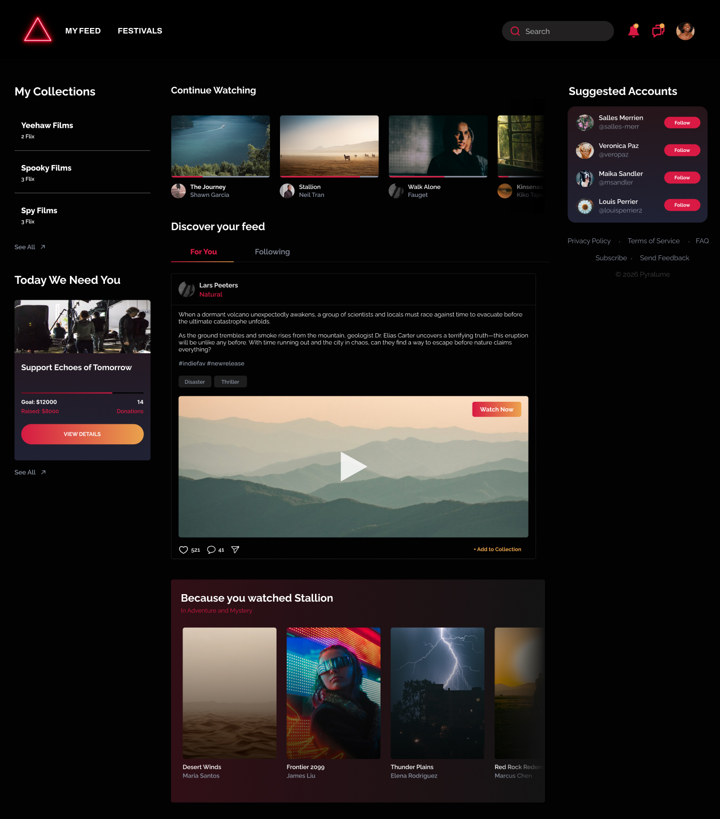 Redesigned Pyralume interface concept